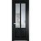 Межкомнатная дверь эмаль Profil Doors 4.8.2PD блэк остеклённая