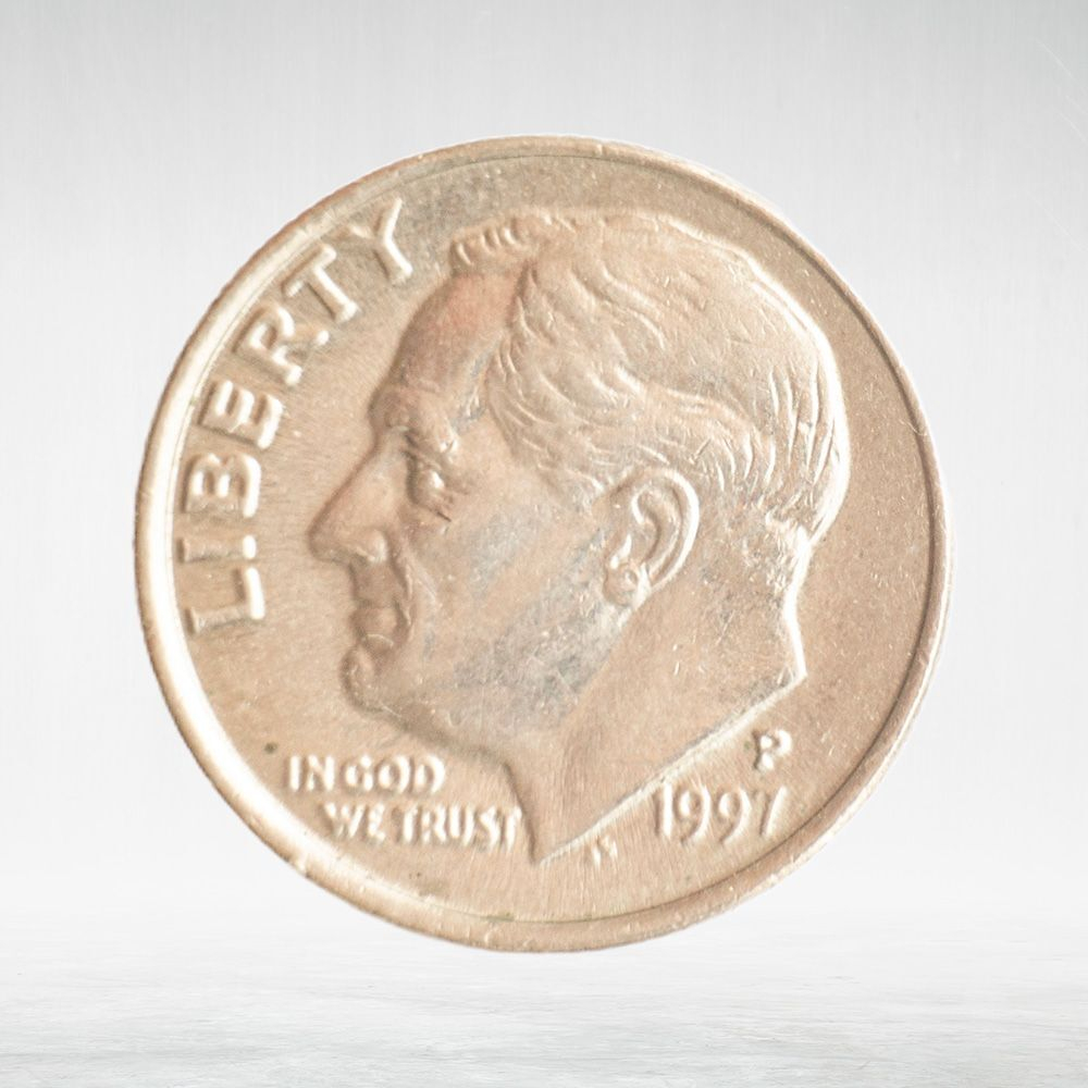 USA, 1 Dime, 1997 - Roosevelt Dime (P), XF