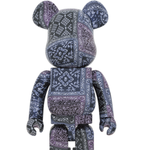 Дизайнерские игрушки BE@RBRICK x BAPE BLACK BANDANA, BLACK-BANDANA1000%
