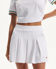 Юбка в складку High-Vibe, White