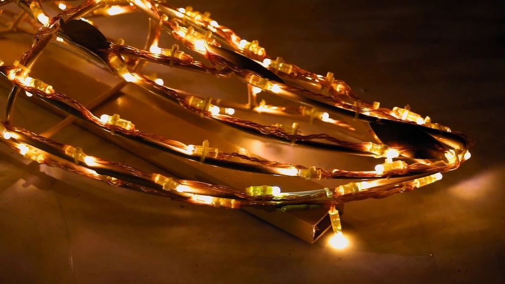 Светодиодная фигура "Волк воющий"