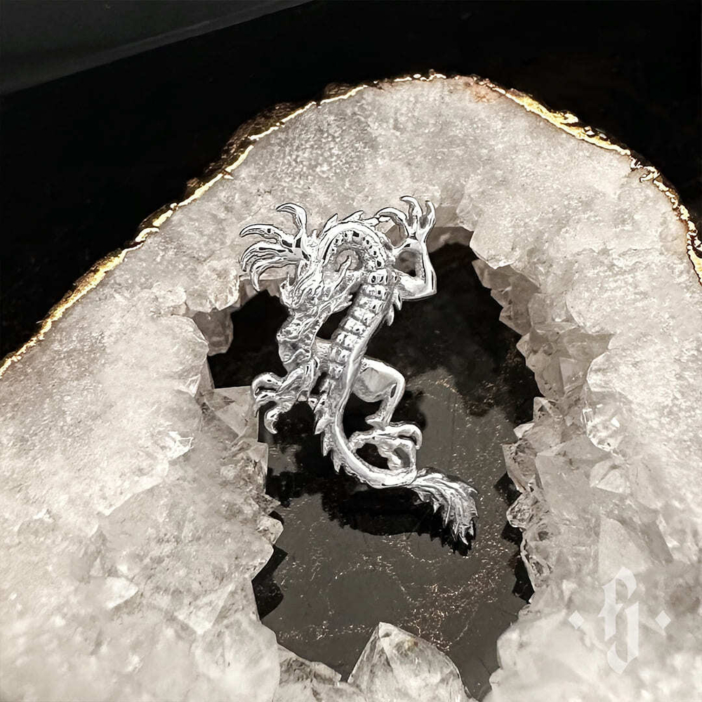 Накрутка "Dragon" - Белое золото