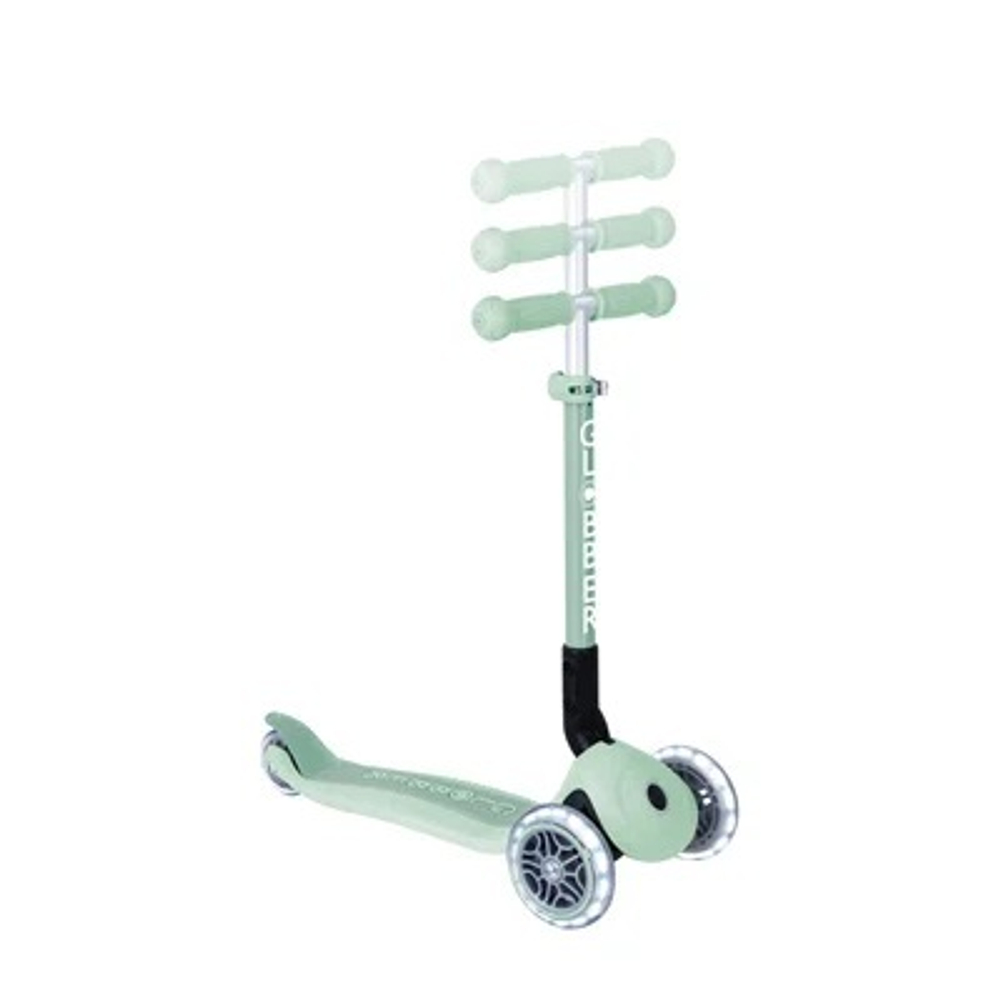 Самокат Globber Junior Foldable Lights Ecologic зеленый