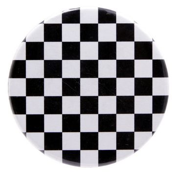 Значок Клетка черно-белая 55мм