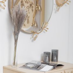 Зеркало Oliva Branch (Олива Бранч) Айвори Мраморное золото