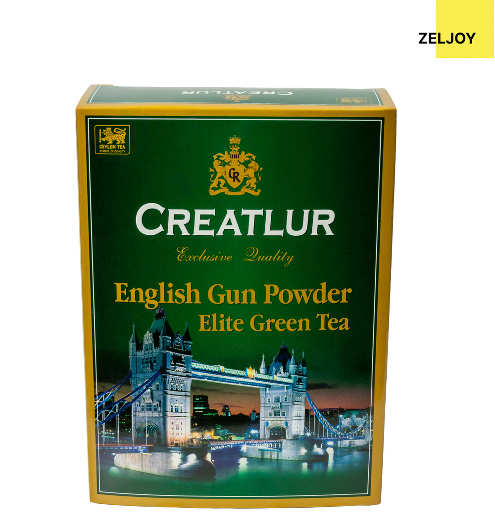 Чай Креатлюр English Gun Powder-Elite зеленый (особокрупнолист) 250 гр