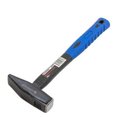 Молоток слесарный с фиберглассовой ручкой и резиновой противоскользящей накладкой (600г) Forsage F-805600