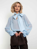 Блуза Элегия (голубой)