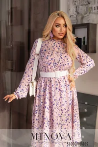 Платье 869-розовый Minova