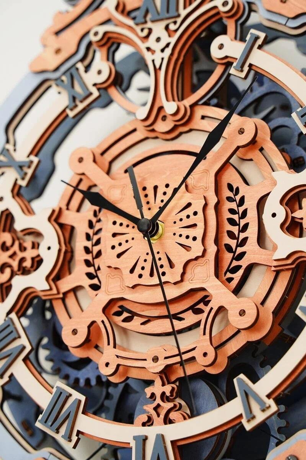 Аэро Часы. Настенные часы с маятником – деревянный механический 3D-конструктор от UGEARS