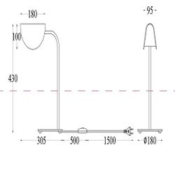 Настольная лампа декоративная Maytoni Mollis MOD126TL-01B