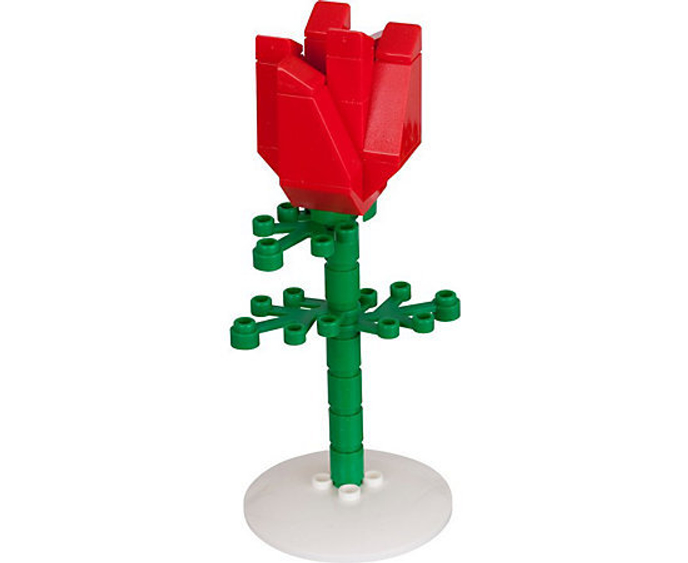 LEGO: Подарочный набор Роза 852786 — Red Rose (Glued) — Лего