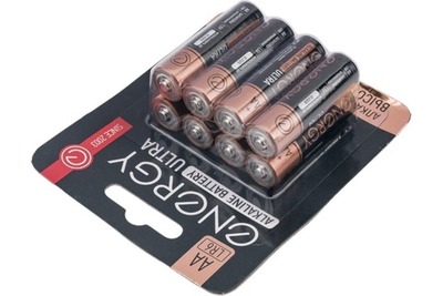 Батарейка алкалиновая Energy Ultra LR6/8B (АА) 104980-SK