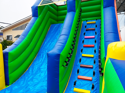 Надувная горка «Индиана ЭКСТРА», 7x4x6 м.