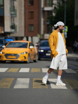 Шорты льняные | white