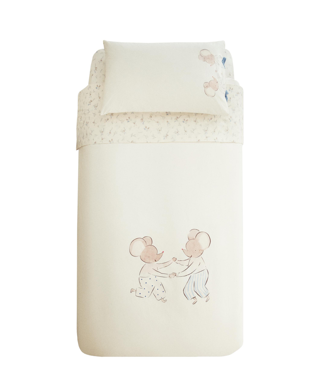 Пододеяльник Zara Home, хлопок 100%, с цветочным принтом, 2631/088