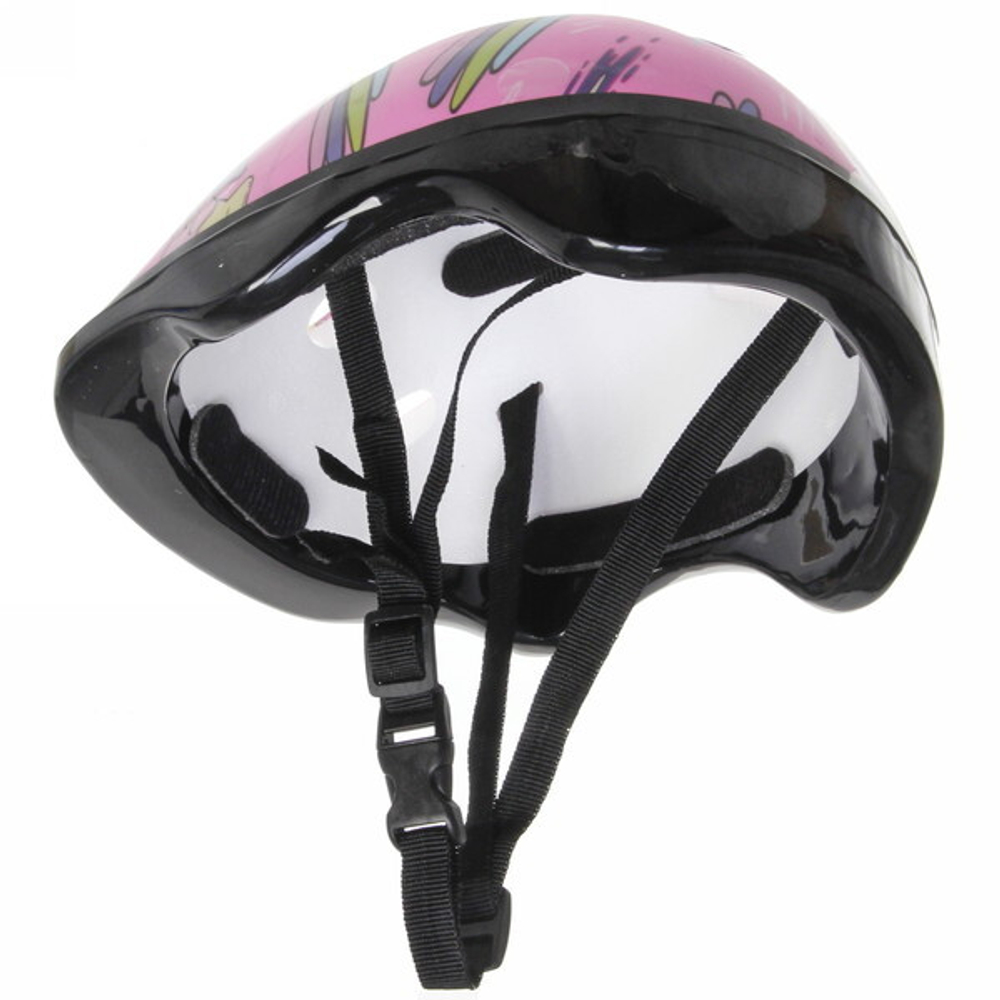 Коньки роликовые раздвижные Happy Star 668AT в наборе: шлем, защита, размер S (29-33), розовый