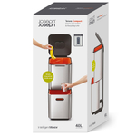 Контейнер для мусора с двумя баками Totem Compact 40 л графит, Joseph Joseph