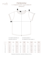 Пижама Mjölk Голубика