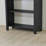 Книжный шкаф, 86х39х211, Мадейра, стеллаж, с полками, из массива дерева, серый, Dipriz