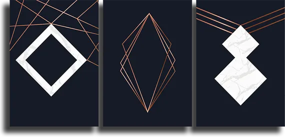 Модульная картина "Современный орнамент"