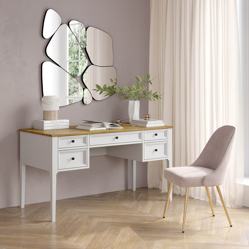 Стол письменный «Квадро-С» из массива сосны 138.8*76*66 см