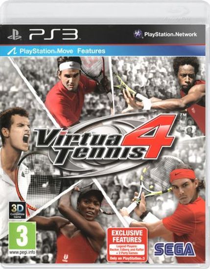 PS3 Virtua Tennis 4 Б/У (Английская версия) BCES-00912