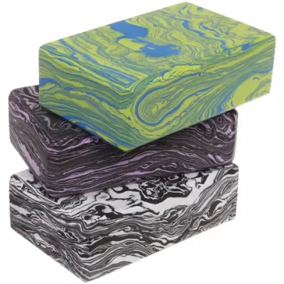 Блок для йоги «Мрамор», микс