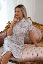 Платье Эмили (бежево-сиреневое) П13044-45М LT Collection