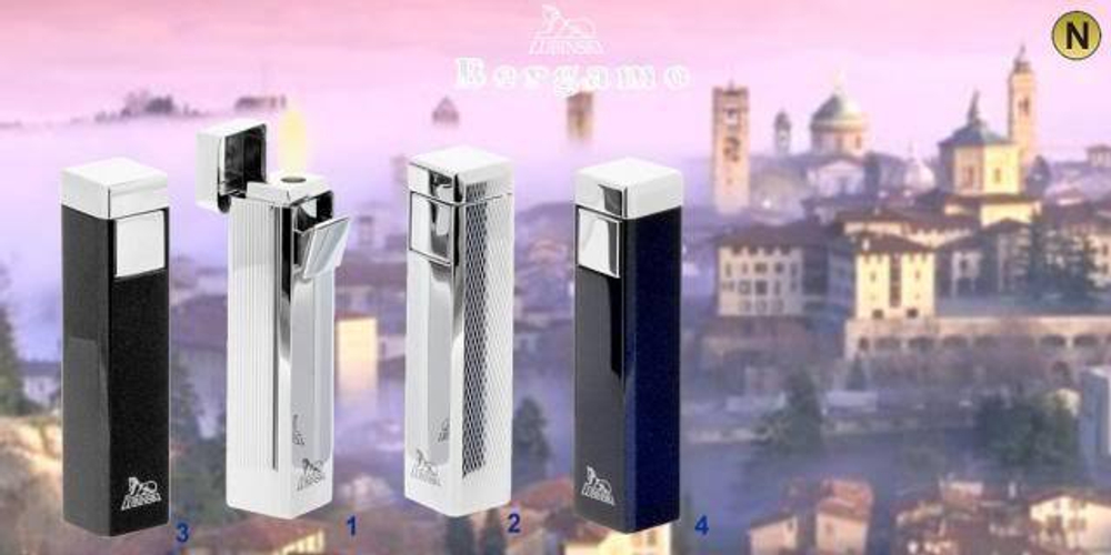 Зажигалка Lubinski Bergamo Black WC562-3
