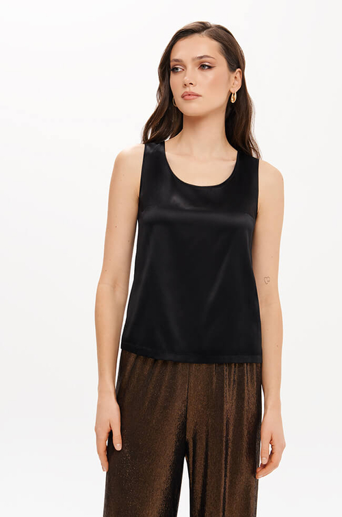 23442 Топ женский (черный)