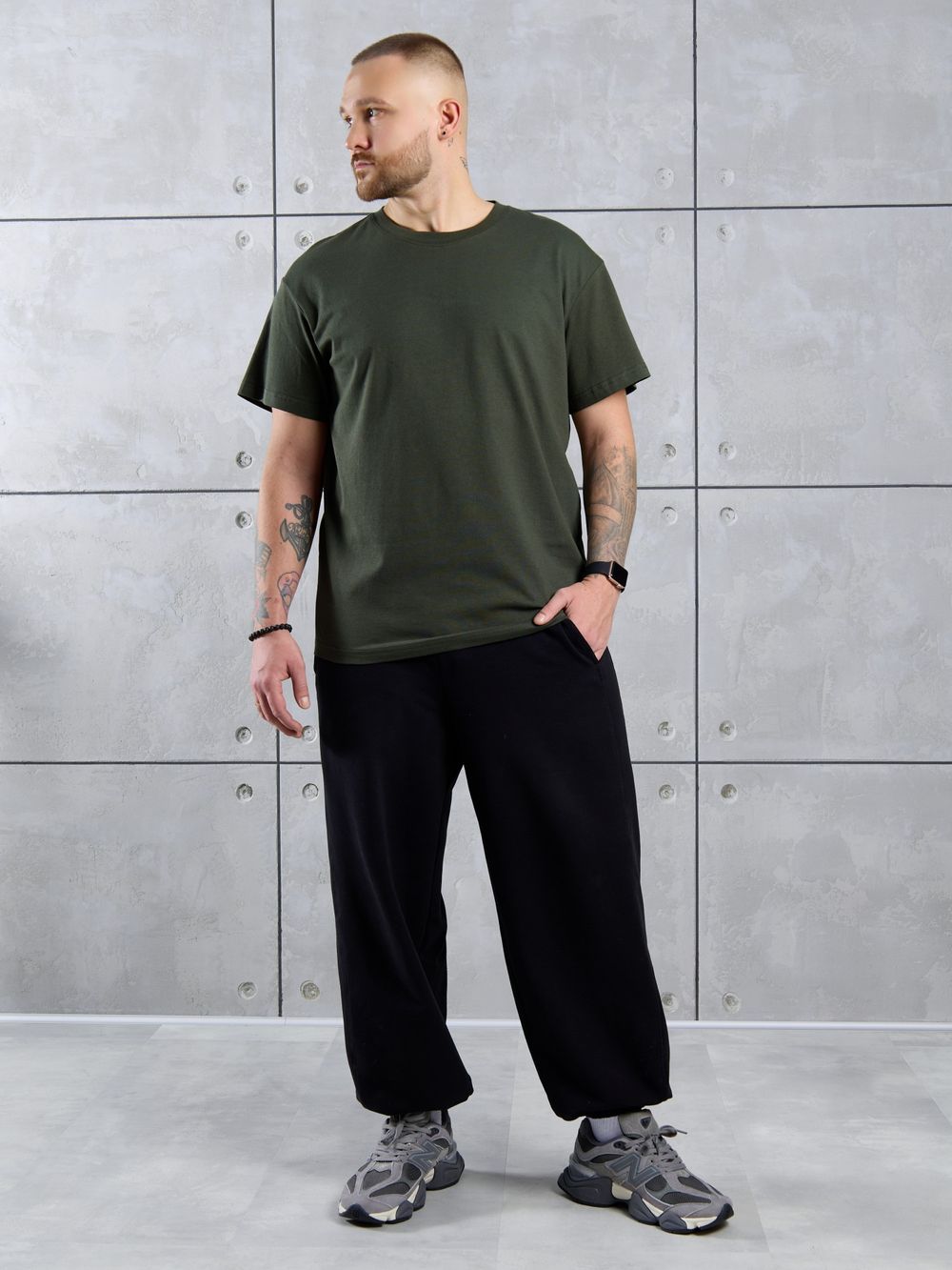 Фуфайка (футболка) мужская Джек-1 Виотекс ТЕМНО-ЗЕЛЕНЫЙ