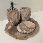 Набор из окаменелого дерева 4 предм Fossil Set NF-63282 поднос 149