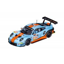 Carrera DIGITAL 124 - Porsche 911 RSR &quot;Gulf Racing, Майк Уэйнрайт, № 86&quot;, Сильверстоун 2018 23931