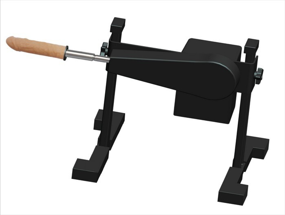 Секс-машина My Pleasure (Цвет: черный с бежевым)