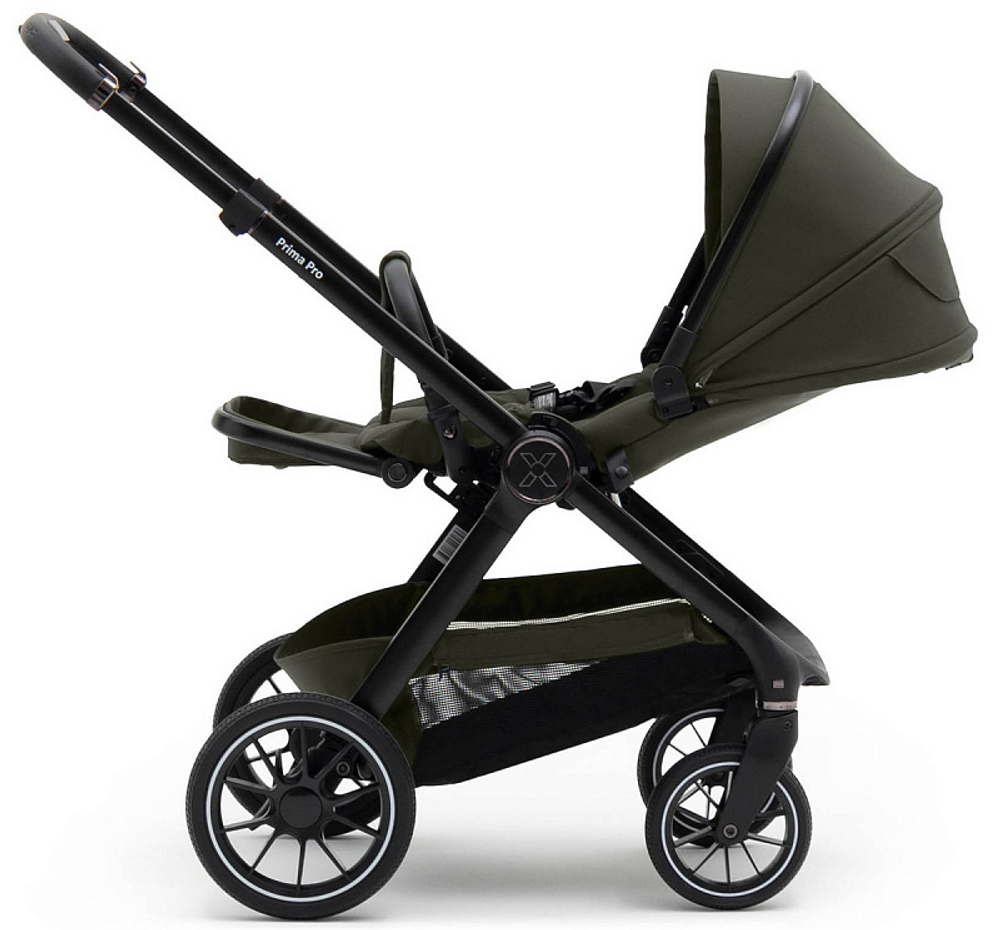 Коляска Agex Prima Pro 3 в 1 с автокреслом i-Team Grey APF664 Green (Зеленый)