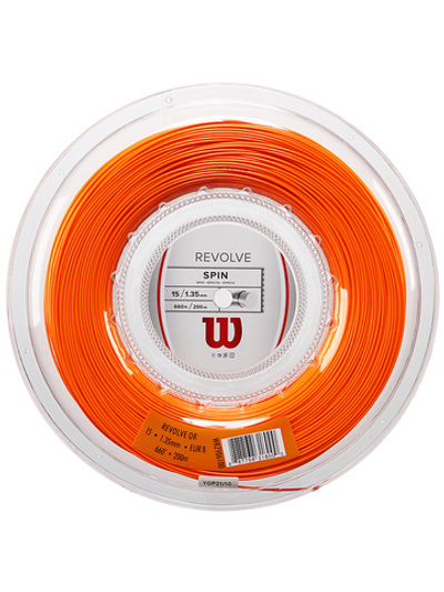 Теннисные струны Wilson Revolve (200 m) - orange