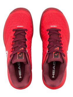 Детские теннисные кроссовки Head Revolt Pro 5.0 Clay - red/dark red