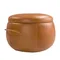 Пуф из кожи цвета Camel 5171