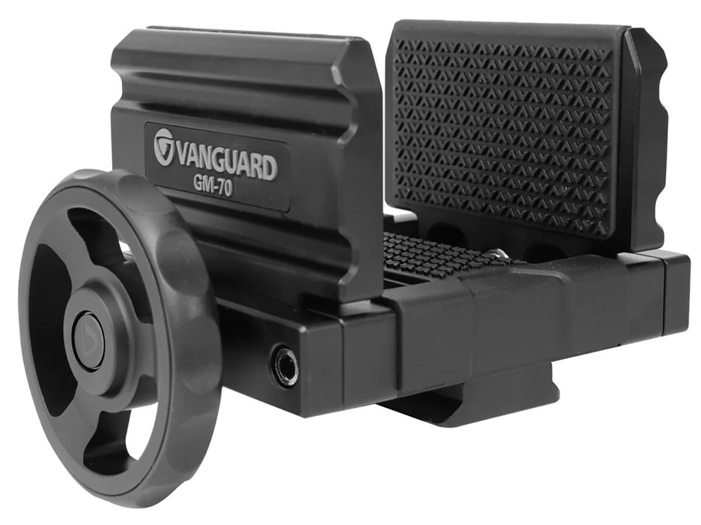 Платформа-зажим для оружия на штатив/трипод Vanguard ENDEAVOR GM-70, 3/8", Arca, 30-70мм, алюминиевый сплав, 816г