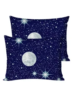 Постельное белье Полисатин Мечта "Яркая звезда" 2-спальное Наволочка 50х70 см 2 шт Простынь на резинке 160x200 см Пододеяльник 175x215 см