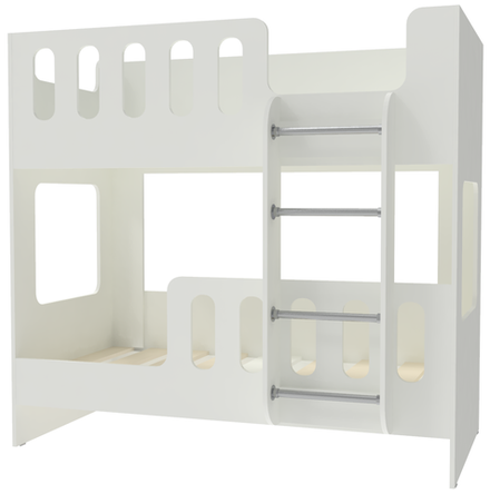 Двухъярусная кровать КарИВи ДС-20 80x160 Белый