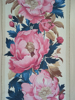 Гобеленовая столешница Розовые пионы 45х100