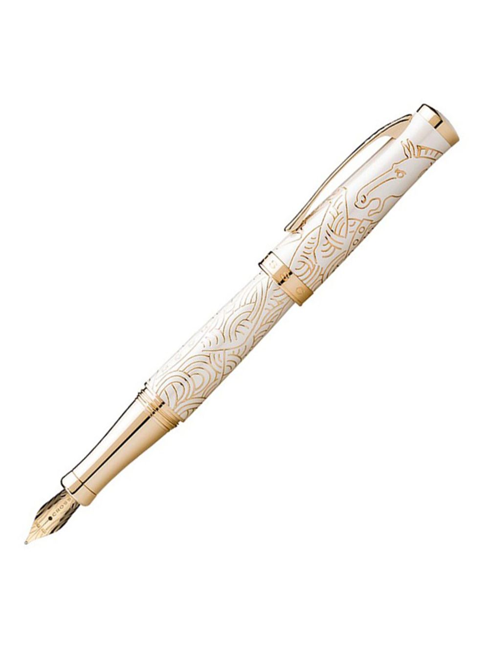 Cross Sauvage Horse Limited White перо F 18Ct (AT0316-15FD)