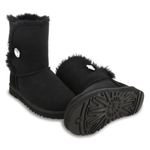 Угги Bailey Button Bling Black