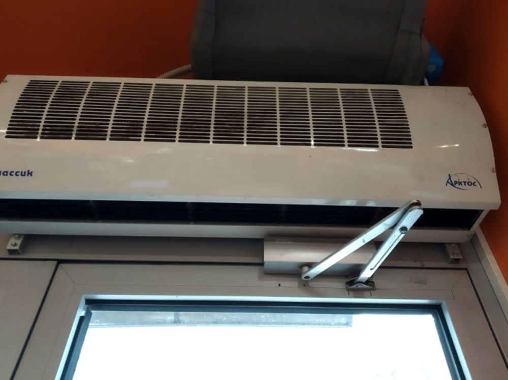 Монтаж (установка) тепловой завесы