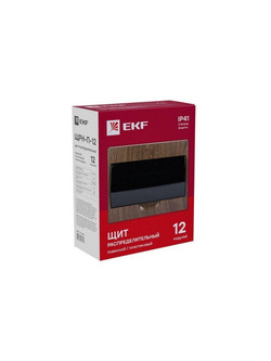Щит ЩРН-П-12 IP41 темное дерево PROxima EKF pb40-n-12-dark