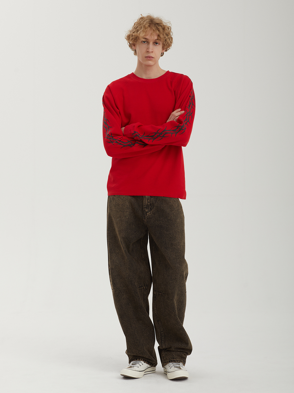 Мужской Лонгслив Red Tribal Thermal