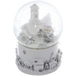 Сувенир Снежный шар «Новогодние пейзажи» 6.5*6.5*10 см (с подсветкой), микс