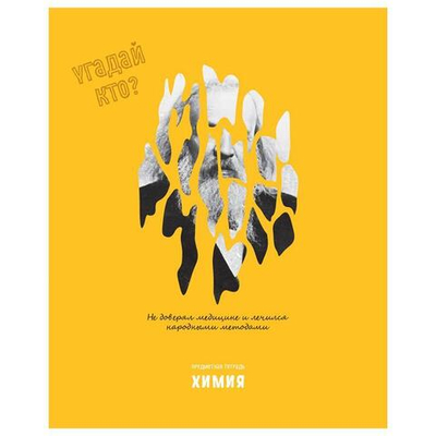 Тетрадь предмет. А5 48л. Химия, "Угадай кто" (BG)